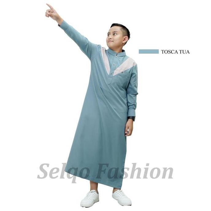 Jubah Anak Remaja Laki Laki Muslim Gamis Remaja "Angora"