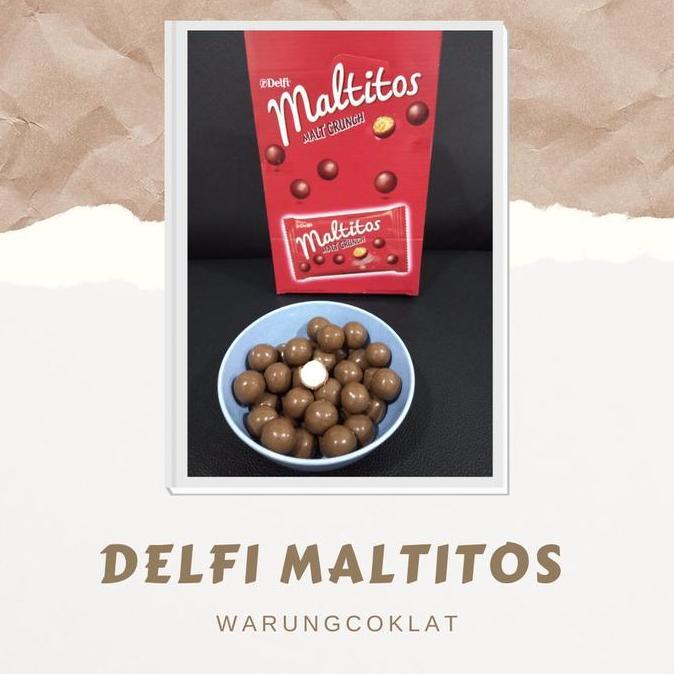 Coklat Maltitos Delfi Kiloan Coklat Lebaran 1 kg