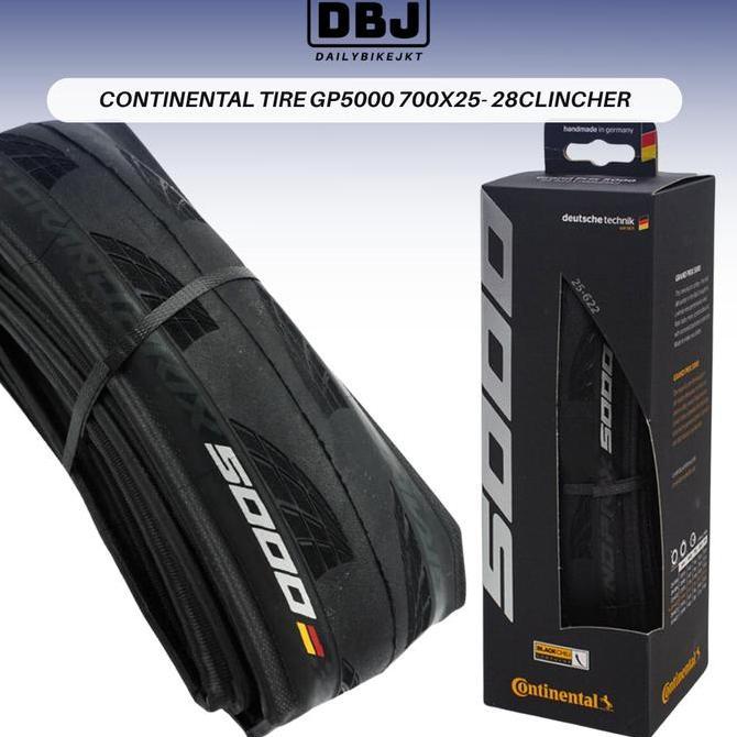 Promo Continental Gp5000 700X25C 700X28C Clincher Original Ban Luar Continental 700C