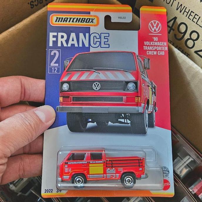 ORIGINAL MATCHBOX VOLKSWAGEN TRANSPORTER CREW CAB
