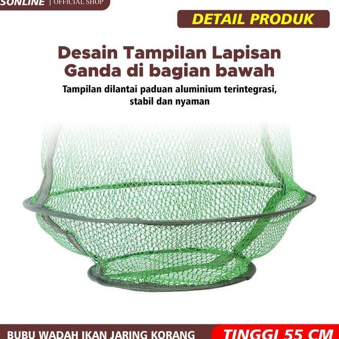 Sonline - Korang Pancing Ikan Nilon/Koja Waring Udang Ikan Lobster Mancing
