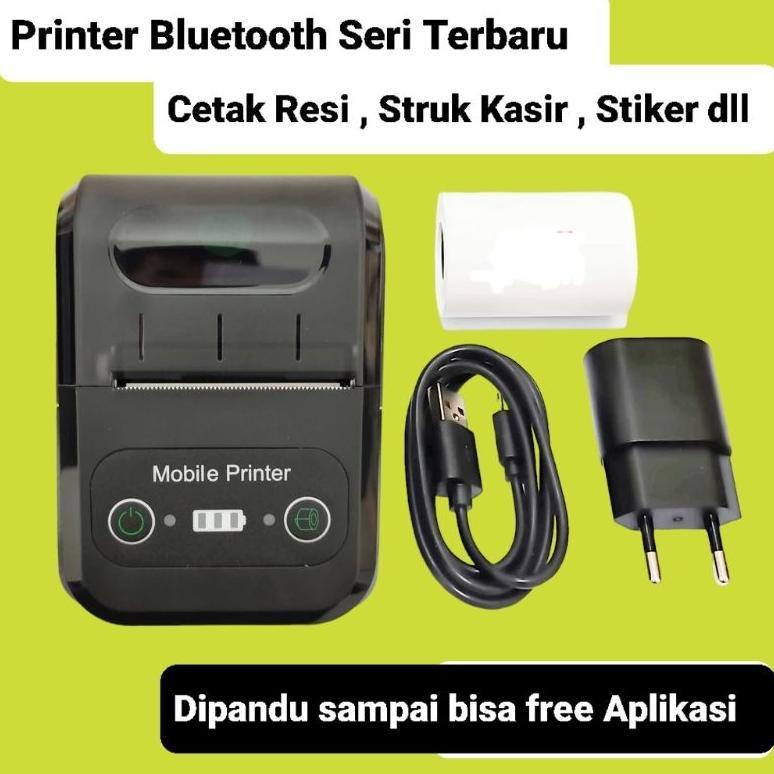 PRINTER BLUETOOTH MINI PORTABLE PRINTER THERMAL 58MM CETAK RESI , NOTA KASIR , SPBU DLL Printer