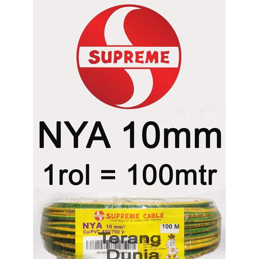 Murah Kabel Supreme Nya 10Mm Kabel Tunggal Nya 10Mm Kabel Grounding 10Mm