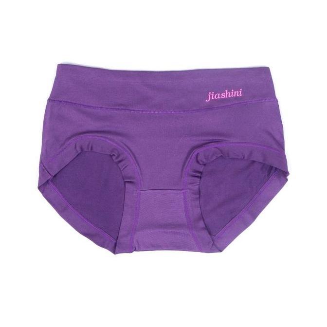 12pc,6pc ,3pc- celana dalam wanita jiashini super soft bahan cotton spandex lembut halus adem nyaman