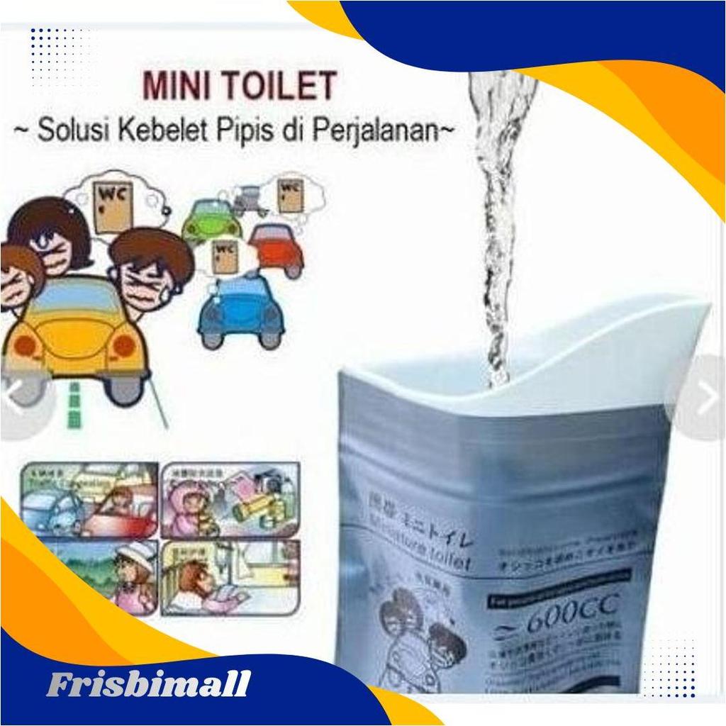 Mini WC Toilet Kantung pipis pispot Travel urinal bag Portable Urine Kantong PIPIS Urinoir pispot tr