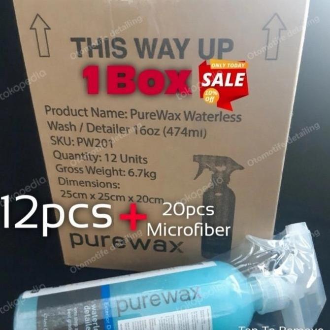 PAKET PROMO PUREWAX WASH AND WAX CAR CARE DETAILING 1 DUS