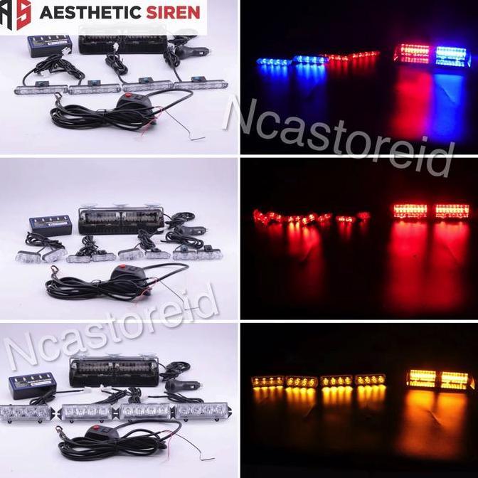 Promo PAKET STROBO VIPER S2 DAN STROBO GRILL MOBIL TERANG DAN BERGARANSI Diskon