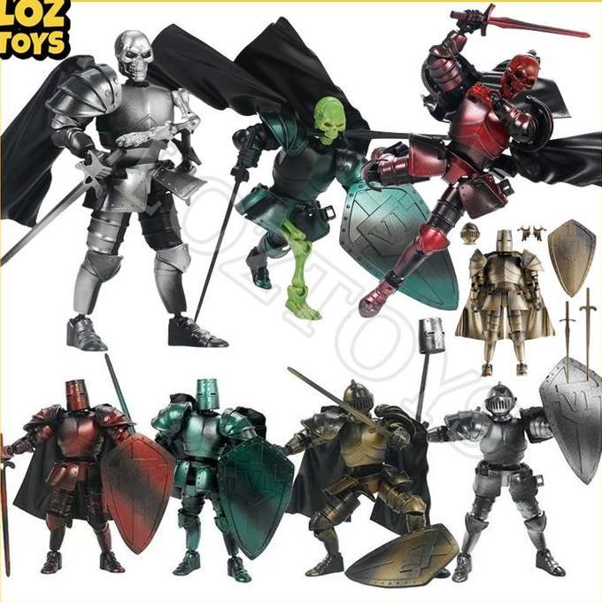 Sidiqstay - Ksatria Kerangka Dummy 13 Action Figure 3D Print Movable Action Figurines Ksatria Romawi
