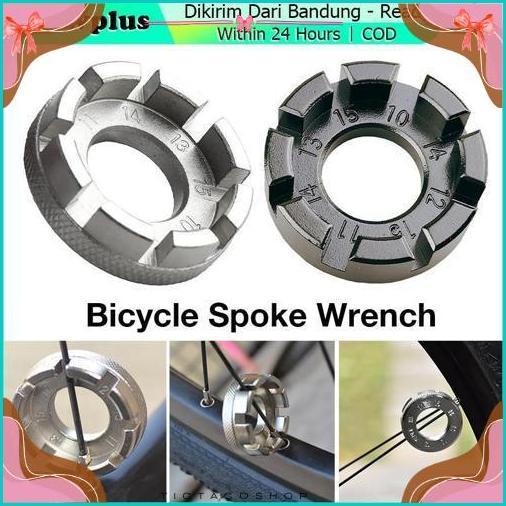 Sale Kunci Setel Stel Jari-Jari Velg Sepeda Motor Ukuran Universal Bahan Stainless - Kunci Pas Roda 