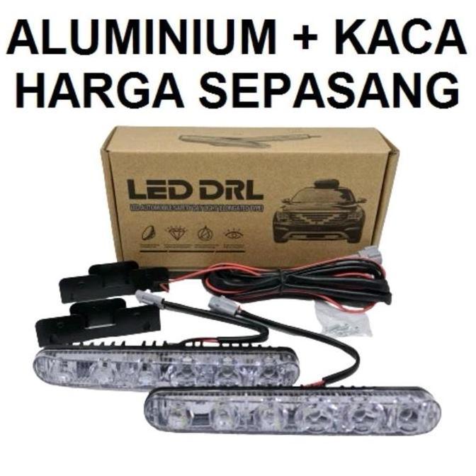 Promo LAMPU DRL BUMPER DEPAN DRL 6 LED FORTUNER VARIASI TAMBAHAN UNIVERSAL SEIN RUNNING Diskon