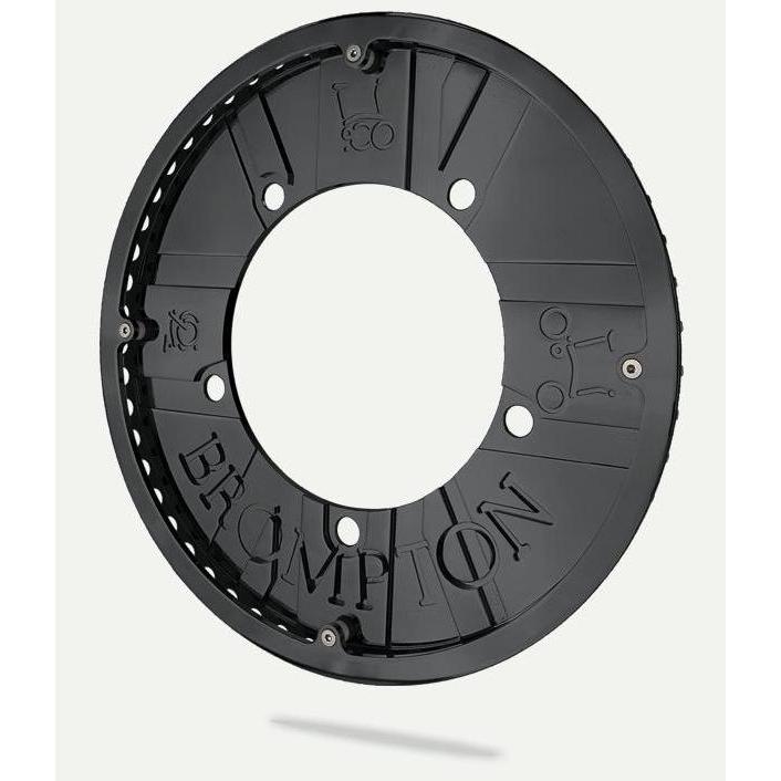TERLARIS CHAINRING BESPOKE FLAG BCD130 BLACK - 50T
