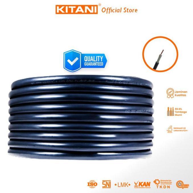 Grosir Kitani - Coaxial Rg 58 - 90 Meter -  Kabel Antena Tv , Cctv