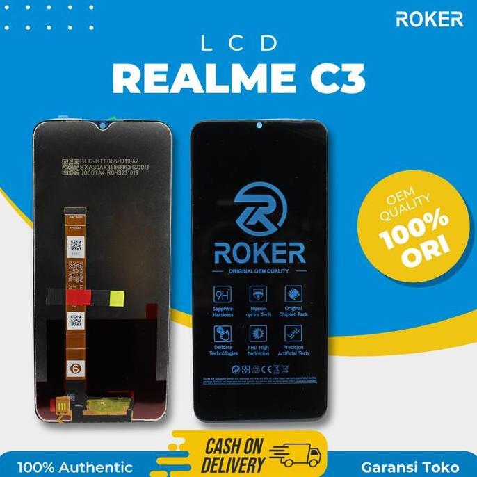 NEW LCD TOUCHSCREEN COMPATIBLE REALME C3 5 5I / OPPO A5 A9 2020 A31 FULLSET ORIGINAL ORI