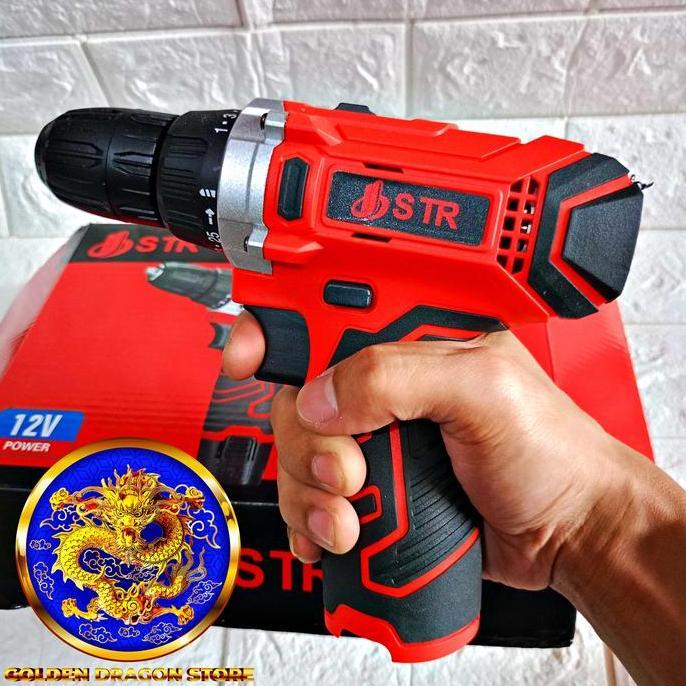 Promo Mesin Bor Listrik 12V Kecepatan Ganda Impact