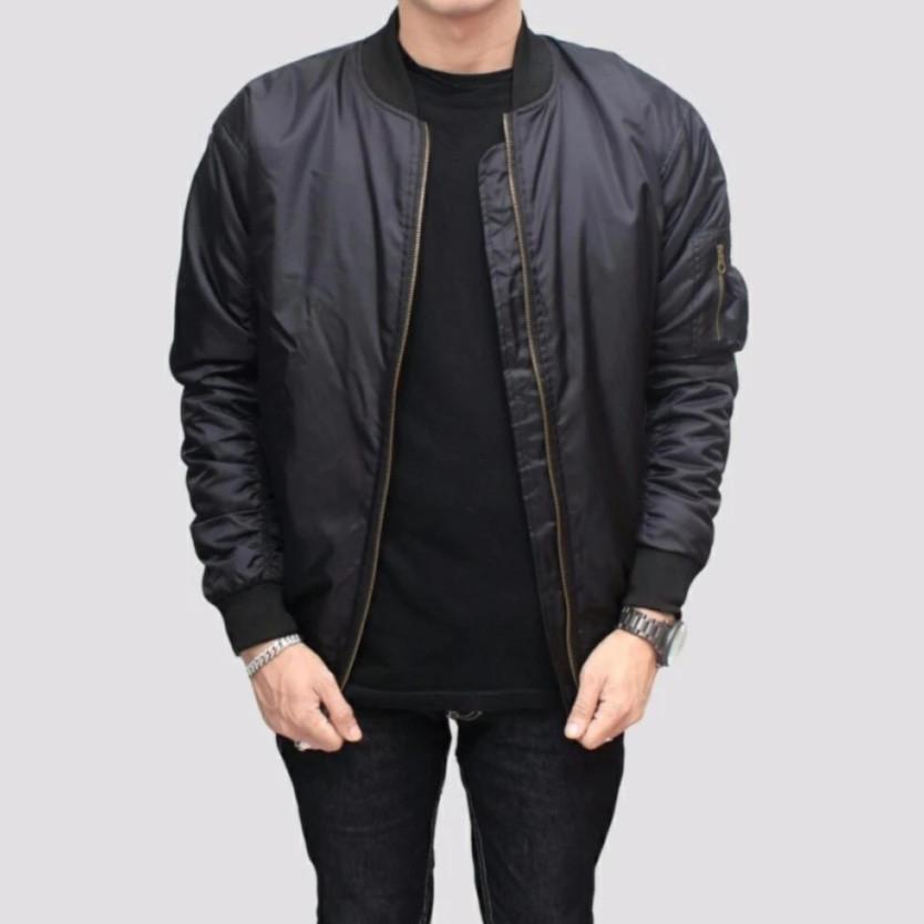 READY STOCK JAKET BOOMBER TNI JAKET BOMBER POLOS PRIA WATERPROOF