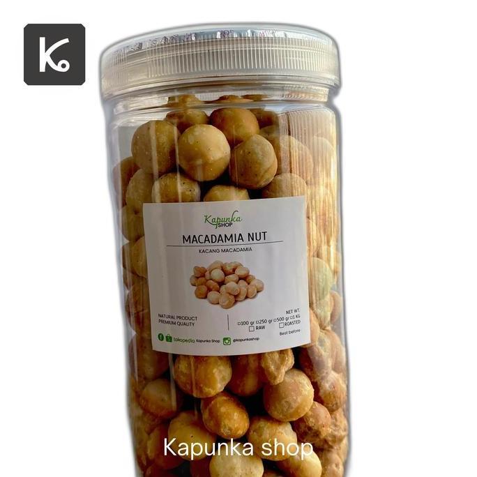 roasted macadamia nut 1kg /Macadamia panggang 1000gram