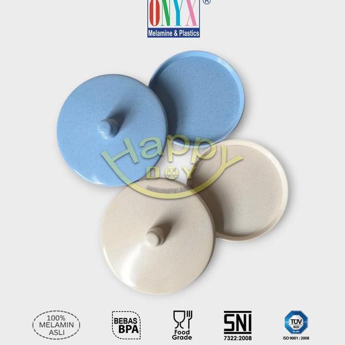 TUTUP GELAS | TUTUP MELAMIN | TUTUP MUG ANTI PANAS + TATAKAN MELAMIN 9.2CM ONYX