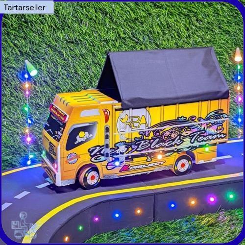 Miniatur Truk Oleng Miniatur Truk Kayu Miniatur Truk Oleng Miniatur Wahyu Abadi Full Lampu Remot Rc 