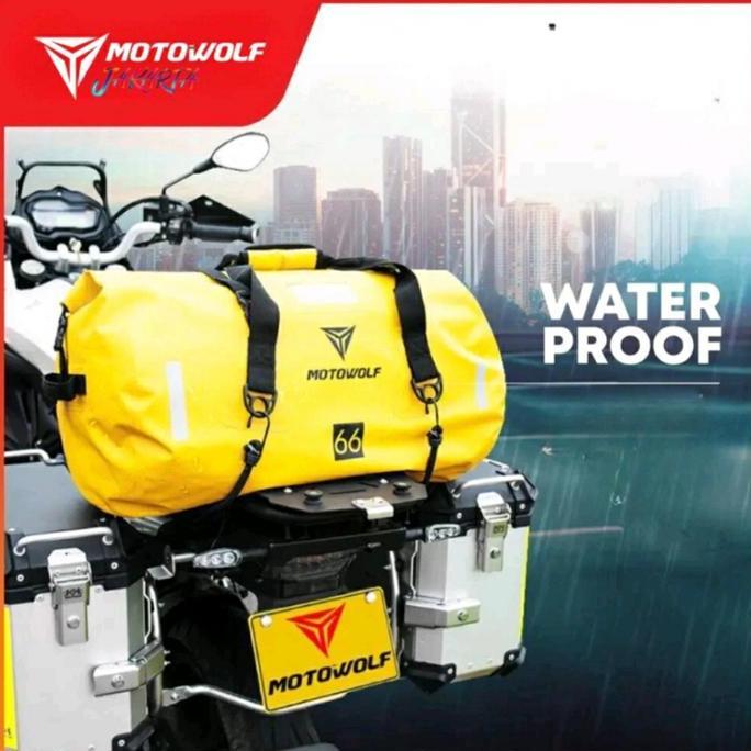 NEW MOTOWOLF DRY BAG TAS TOURING MOTOR MOBIL TAS GYM WATERPROOF MDL 0701 ORI