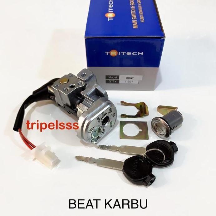 Kunci Kontak set kunci jok Beat karbu lama tahun 2008-2012