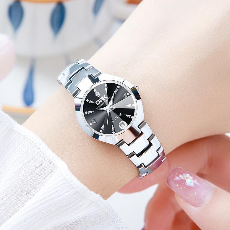 terlaris opk jam tangan couple anti air original rantai couple watch model 8105 8108
