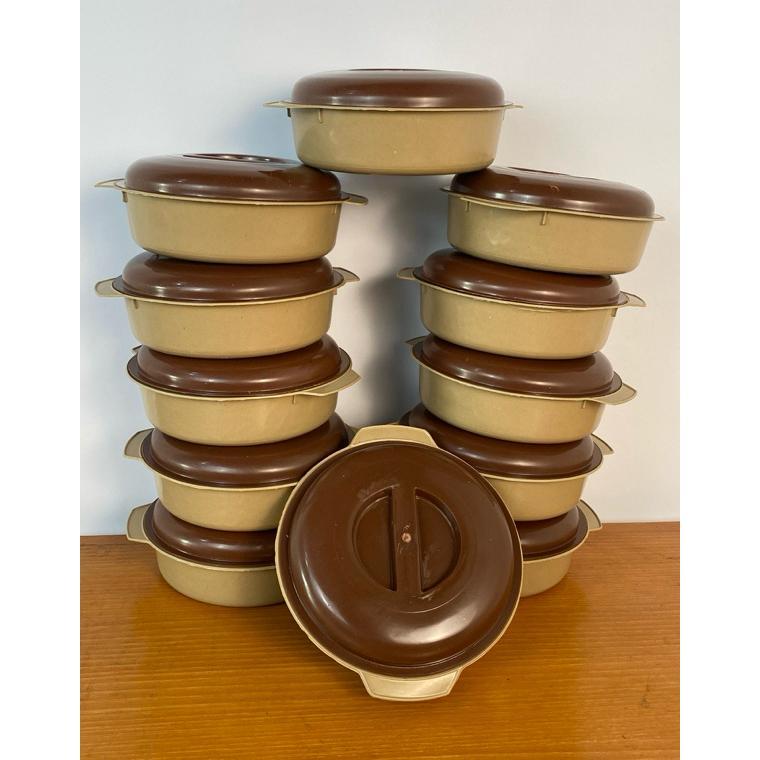 (12 Pcs ) Basi Tutup Sayur Titanium 900 Ml