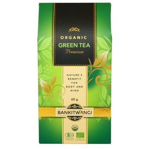 Bankitwangi Organic Green Tea 60gr - Teh Organik,Teh Hijau,Teh Premium