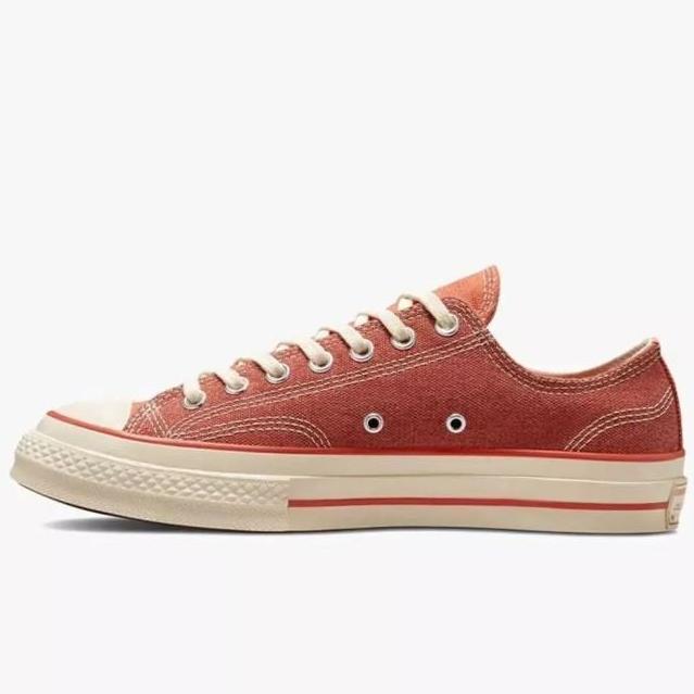 New Sepatu Sneakers Pria Converse Chuck 70 Ox 3 Stitch Terracotta 172818C
