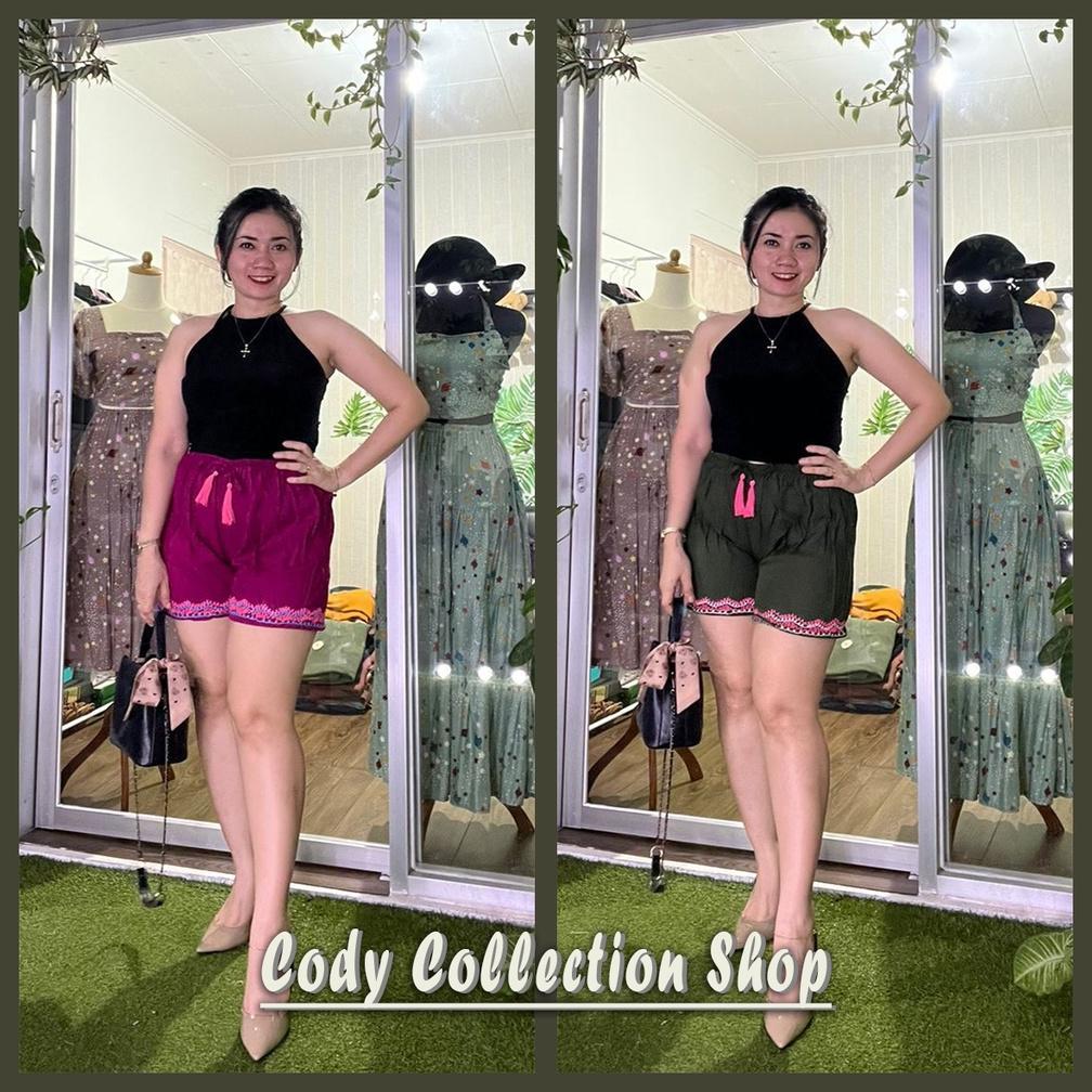 PROMO TERBARU Celana Pendek Wanita Dewasa | Celana Bordir Bali | Celana Pendek Bali | Celana Pendek 