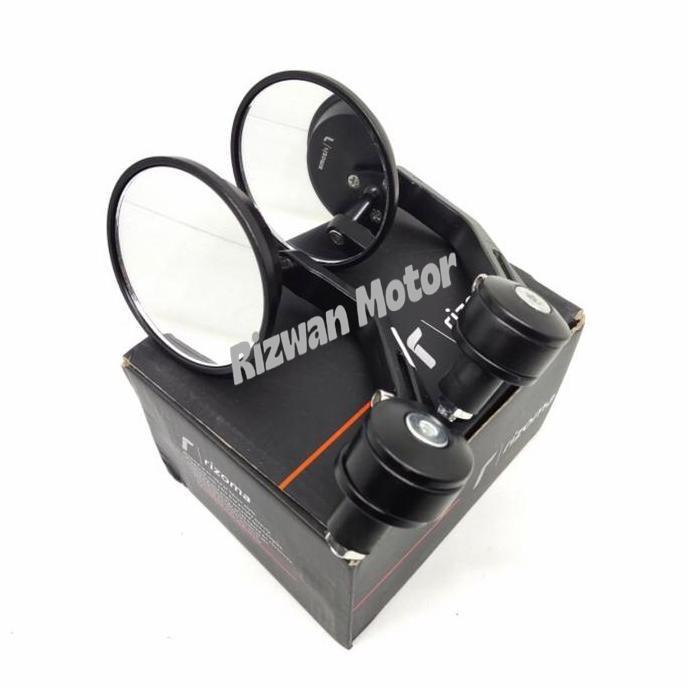PRESISI SPION JALU BULAT RIZOMA-BAR END MIRROR BULAT RIZOMA UNIVERSAL ORIGINAL OEM