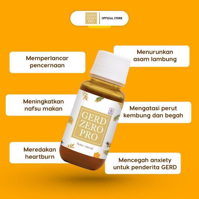 Toneoo- Gerd Zero Pro Madu Lambung Herbal Alami 100Ml & 250Ml Membantu Netralkan Asam Lambung Aman D