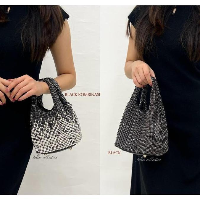 Handbag Minimalis Tas Pesta Diamond Party Bag Julius J021