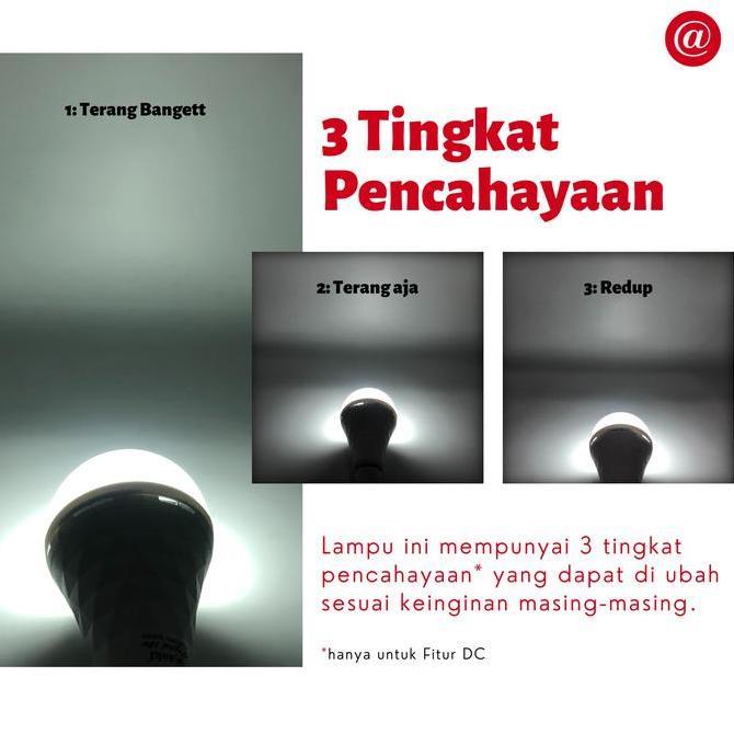 Lansungkirim- Aoki Lampu Bohlam Led Ac/Dc New Crystal Darurat Emergency Lamp Baterai Downlight Gantu