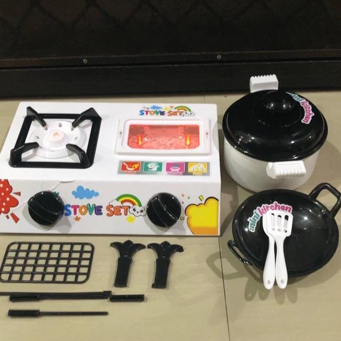 Citaviranah - Mainan Masak masakan Kitchen set anak ada lampu dan suara masak