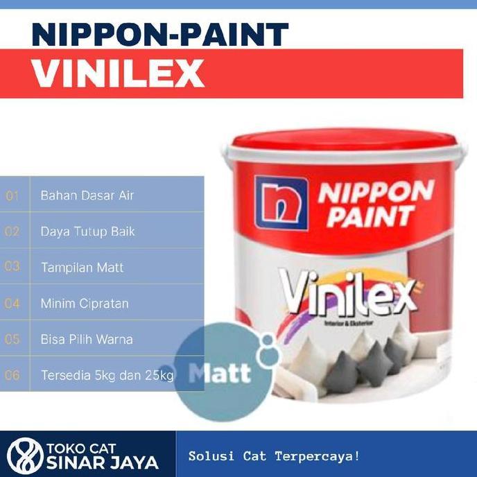 Pageup- Cat Tembok Vinilex 25Kg - Nippon Paint Vinilex Kembang 25Kg