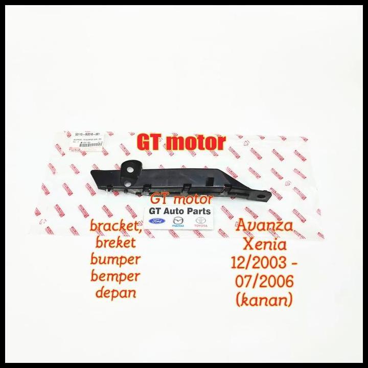 TERBARU 52115-BZ010 BRACKET BRAKET BREKET BUMPER DEPAN KANAN AVANZA XENIA 2003-2006 