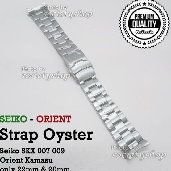 OYSTER HANYA STRAP Rantai Jam Tangan Seiko Orient Kamasu Watch 22mm tali 22