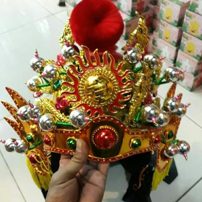 topi tatung warna hitam lengkap