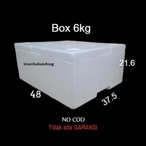 Styrofoam box buah dan sayur 6kg Sterofoam kotak Sterofom Ikan Cupang