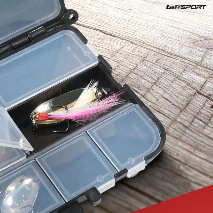 Procedere- Kotak Plastik 11 Sekat Lepas Pasang Case Box Umpan Alat Pancing Penyimpanan Serbaguna