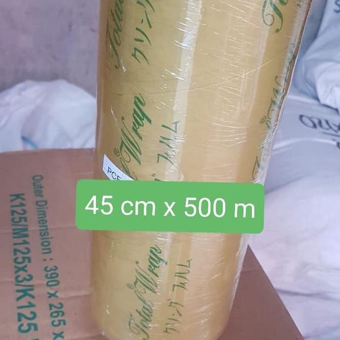 Plastik Wrapping Uk. 45 Cm X 500 M Plastik Wrap Wraping Bungkus Makana