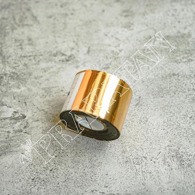 Giuntura- Foil Emas Roll ( Prada Emas / Gold Prada) Kecil