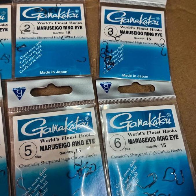 Procedere- Pancing Kail Gamakatsu Type Kecil Marusode Ring Maruseigo