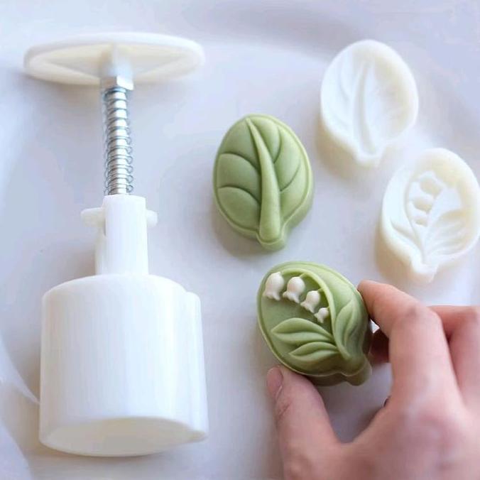 Cetakan Cookies / Angku Nastar - Bentuk Daun // Cetakan Kue Ku Kukis Bentuk Daun