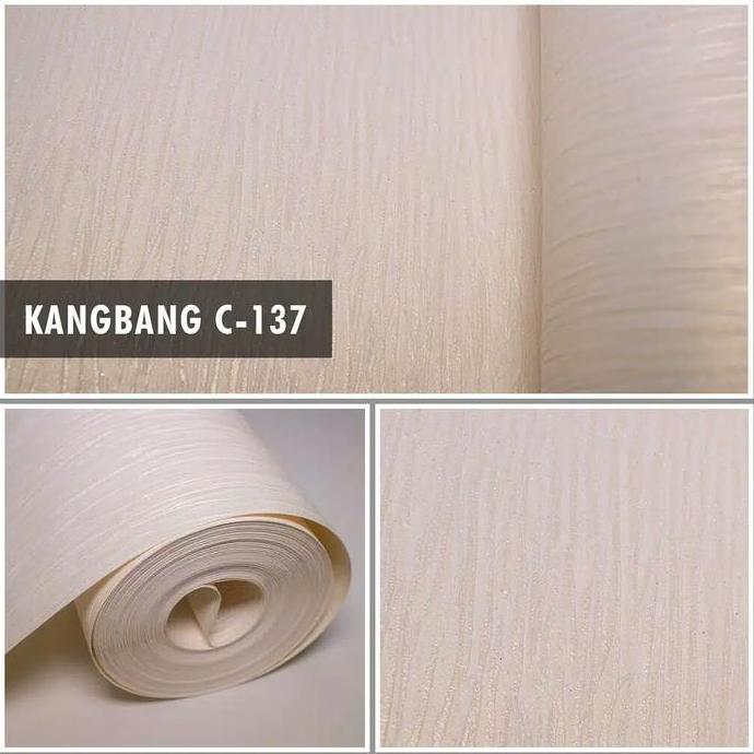 Wallpaper Dingding Vinyl Motif Serat Kayu Tekstur Premium