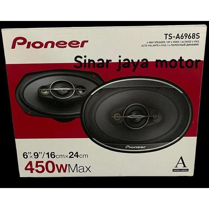 Speaker Mobil Pioneer 4 Way Oval TS-A6968S Speaker 6x9 TSA6968Saud