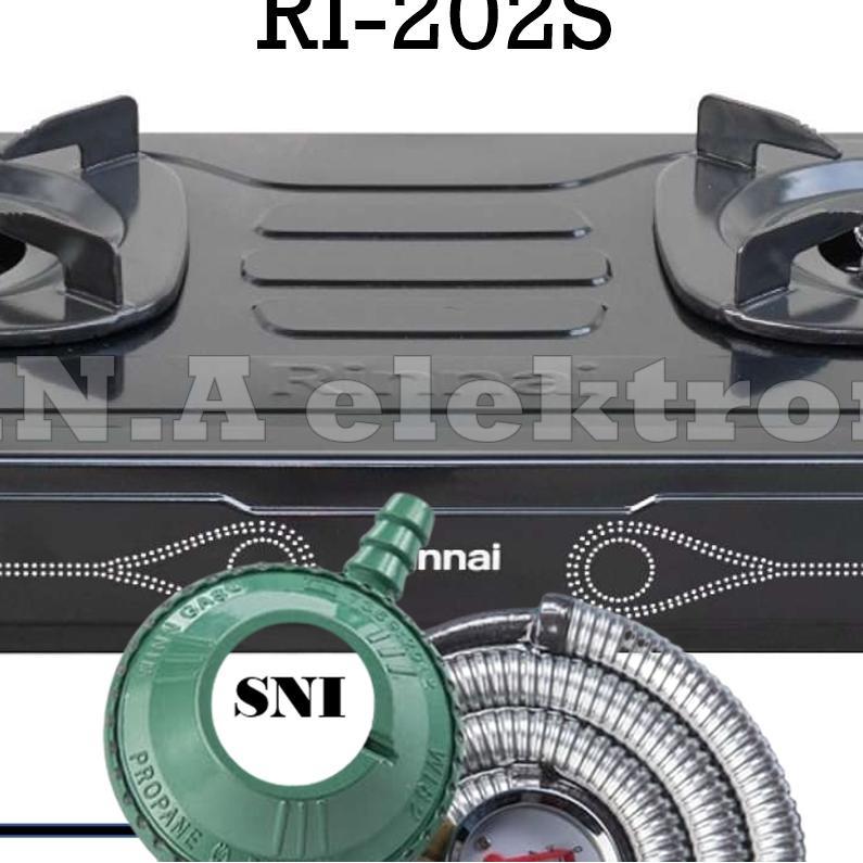 Kompor Gas Rinnai 2 Tungku Ri 202 S / Kompor 2 Tungku / Kompor Rinnai 2 Tungku / Kompor Rinai 2 Tung