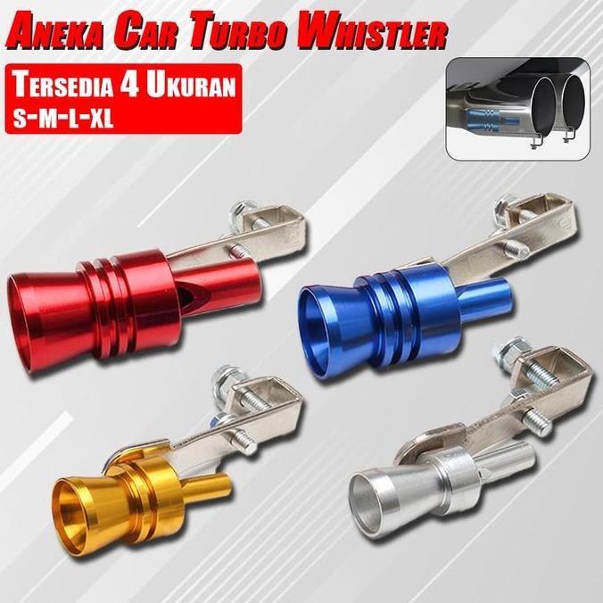 Penyiul Turbo Whistler Knalpot Mobil Motor Car Turbo Whistler Modifikasi Bahan Aluminium Berkualitas