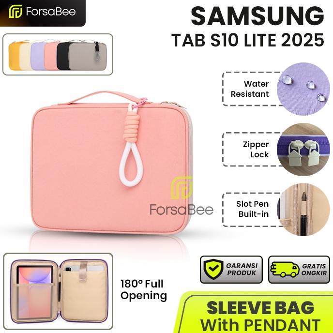 Tas untuk Samsung Galaxy Tab S10 Lite 10.9 Inch 2025 Wifi 5g Tablet Ai X400 X406 Sleeve Pouch Bag Sa