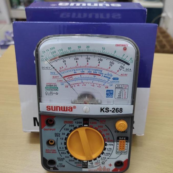 TERBARU Multitester Analog SUNWA KS-268 Multitester Original Sunwa BISA GRAB